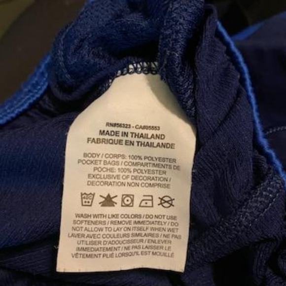 EUC Big Boy Nike Shorts Blue & Navy Color Block - Picture 5 of 6